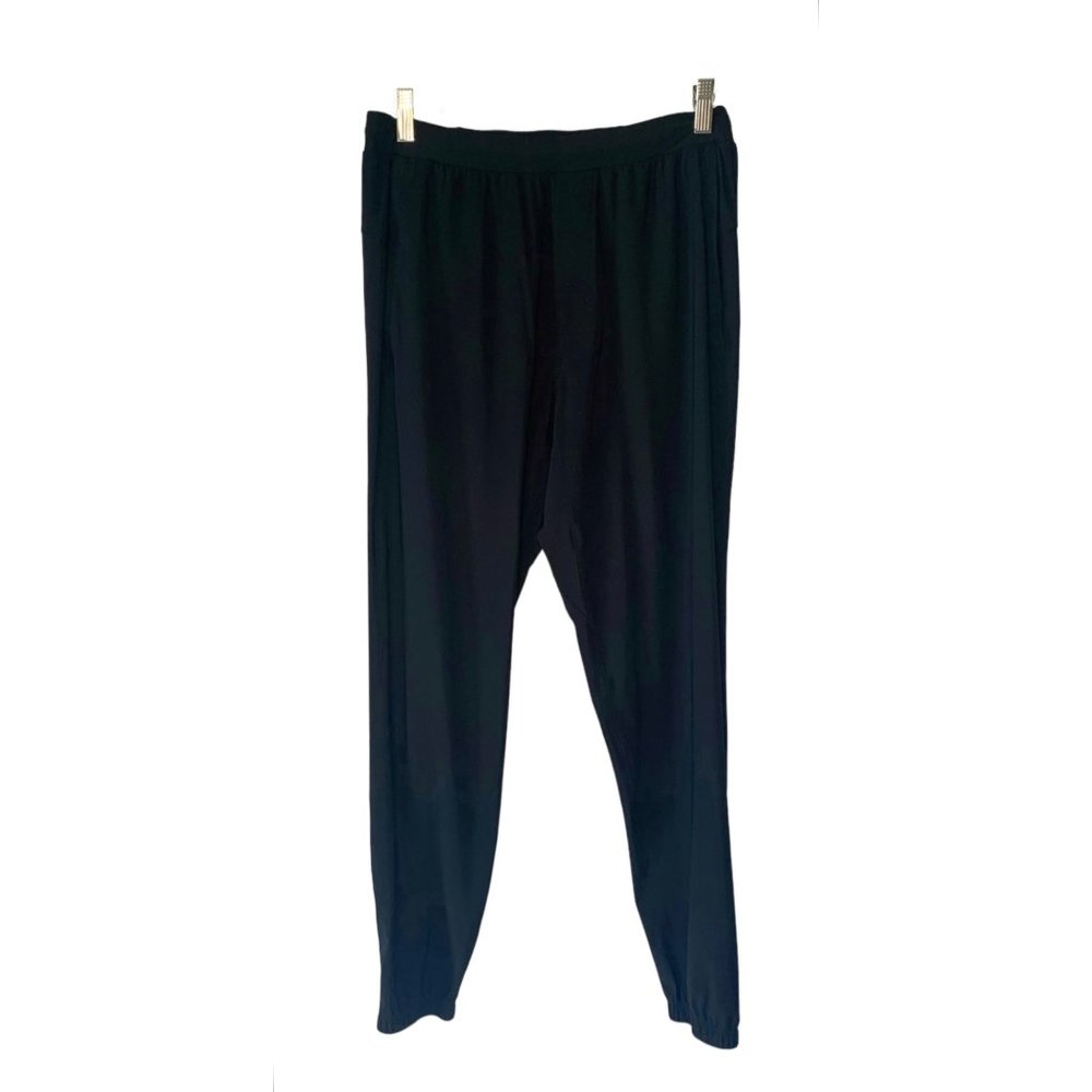•SOLD•LULULEMON Black Men's Zip-Hem Elastic Waist Surge Running Joggers Medium - Picture 3 of 9